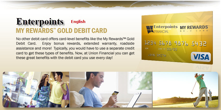 My Rewards&reg; Gold Debit Card